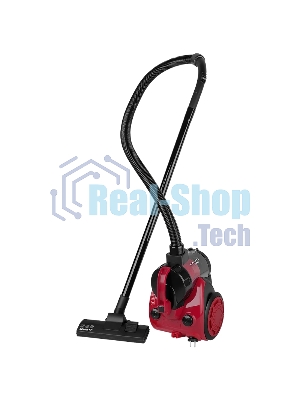 Пылесос Scarlett SC-VC80C11 красный/черный, 320/1500 Вт, уборка сухая, пылесборник контейнер 1.5 л