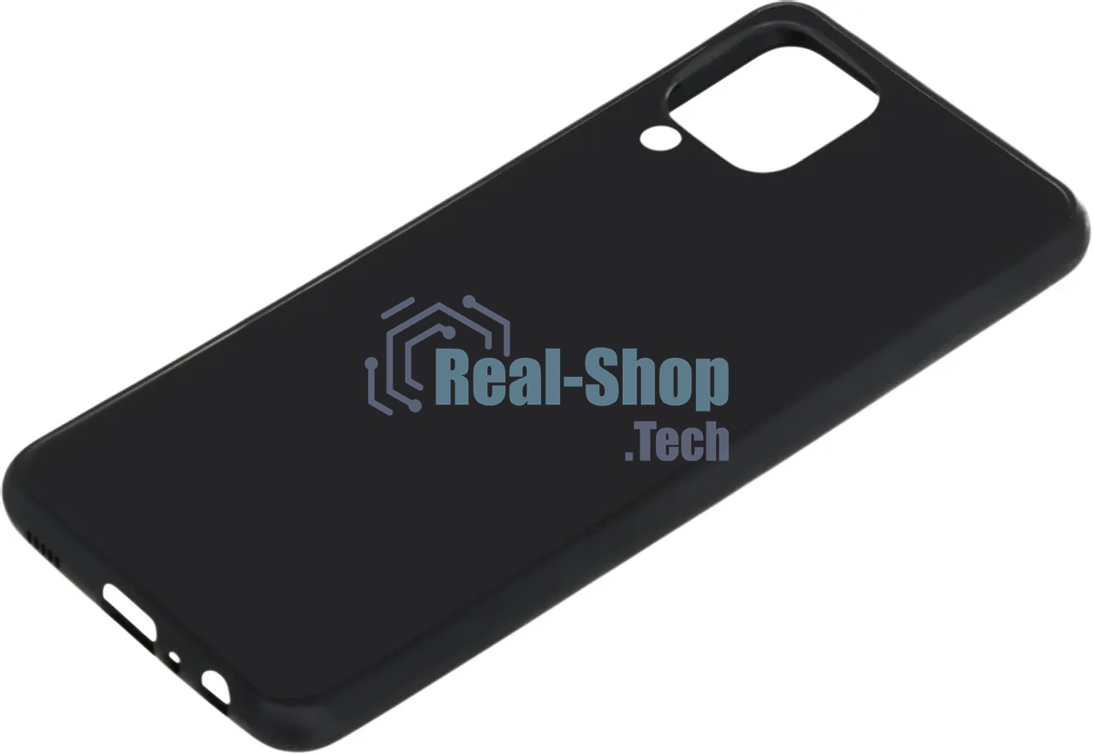 Чехол (клип-кейс) BORASCO Silicone Case, для Samsung Galaxy A22/M22, черный