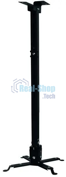 Кронштейн для проектора Buro PR04-140B черный макс.15кг потолочный поворот и наклон