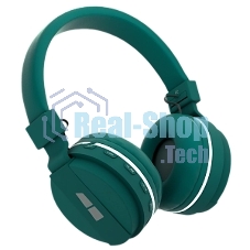 Беспроводные наушники MORE CHOICE HW15 зеленый, накладные, Bluetooth, до 6 ч