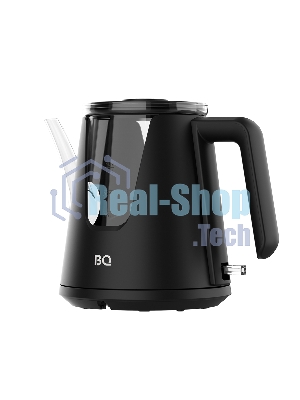 Чайник электрический BQ KT0046DW черный, 2200 Вт, 1л