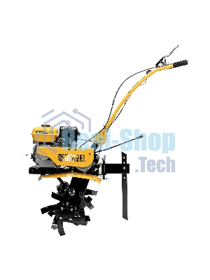 Мотоблок Denzel DPT-270SB, 7 л.с., ремен.сцеп, фрез 3х4, ШОМ, без колес, передачи 2В/1Н