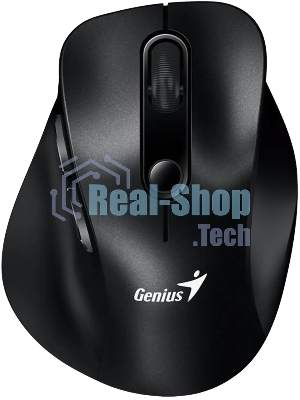 Мышь беспроводная Genius Ergo 9000S черный, 2400 dpi, радиоканал, Bluetooth, USB, кнопки - 6