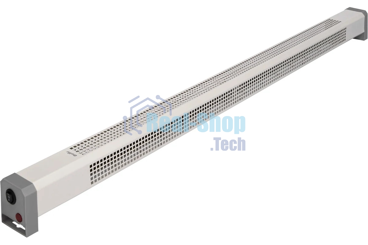 Конвектор электрический Ballu Plinth Compact BEC/PLC-150-600 белый, 600 Вт, 8 м2, термостат