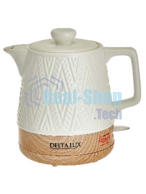 Чайник электрический DELTA LUX DE-1020 белый
