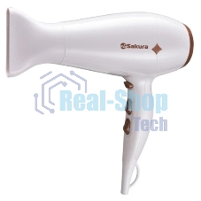 Фен SAKURA SA-4048W белый, 2200 Вт