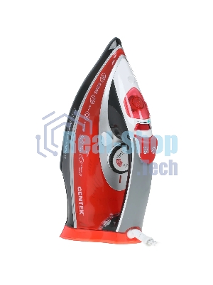 Утюг Centek CT-2346 красный/черный/белый, 3000 Вт, 45 г/мин, 190 г/мин, 380 мл