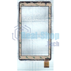 Сенсорное стекло (тачскрин) OLM-070A0933-FPC. черное