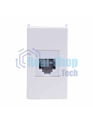 Розетка телефонная DKC Viva 45018 1-м 1 мод, RJ12, 6P6C, белый