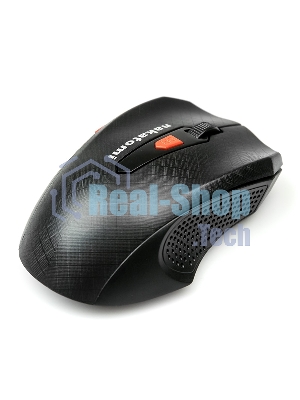 Мышь беспроводная Nakatomi MRON-07U черный, 1600 dpi, радиоканал, USB, кнопки - 5
