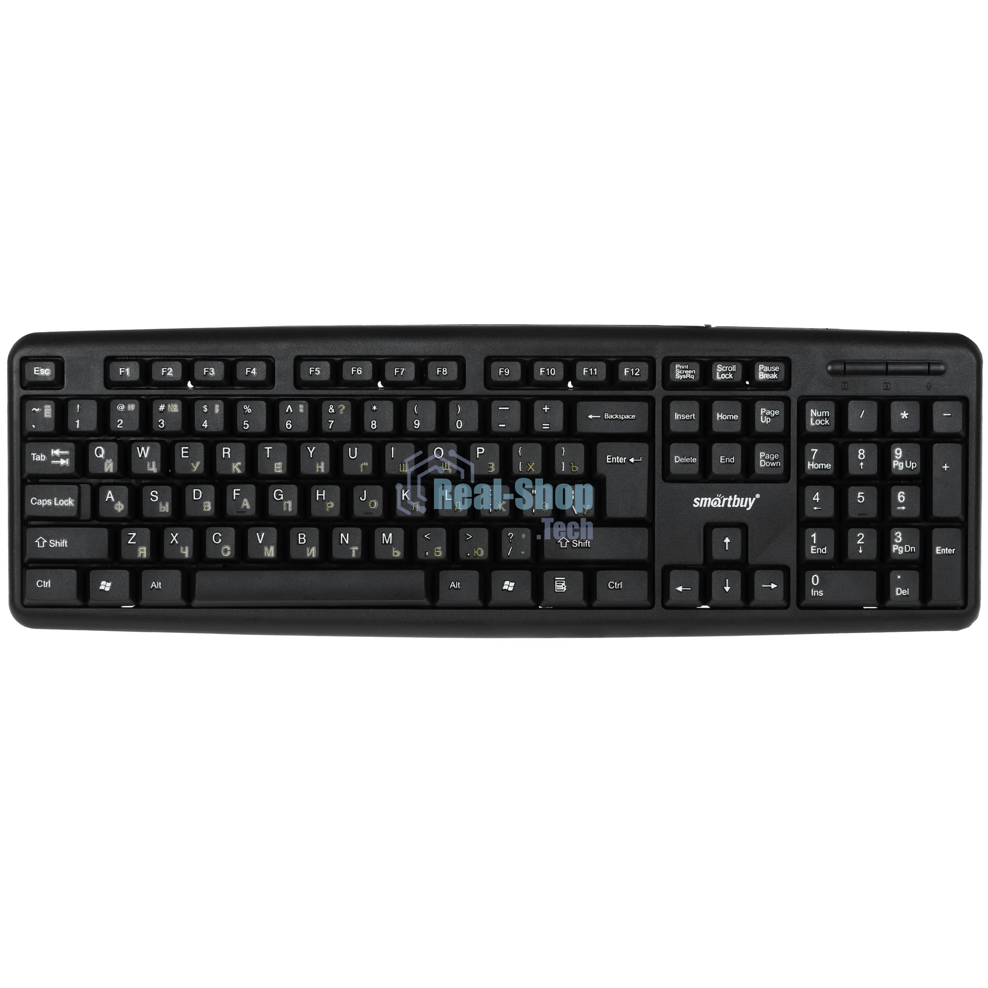 Клавиатура проводная Smartbuy ONE 112 USB черная SBK-112U-K