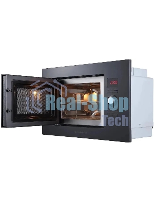 Встраиваемая микроволновая печь Kuppersberg HMW 625 B 20 л, High-Tech, 800 Вт, черный