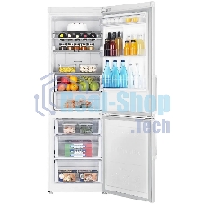 Холодильник Samsung RB33J3515WW/EF белый двухкамерный 231/108л морозилка снизу, No Frost