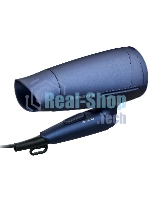 Фен BRAYER BR3020 синий, 1600 Вт, компактный