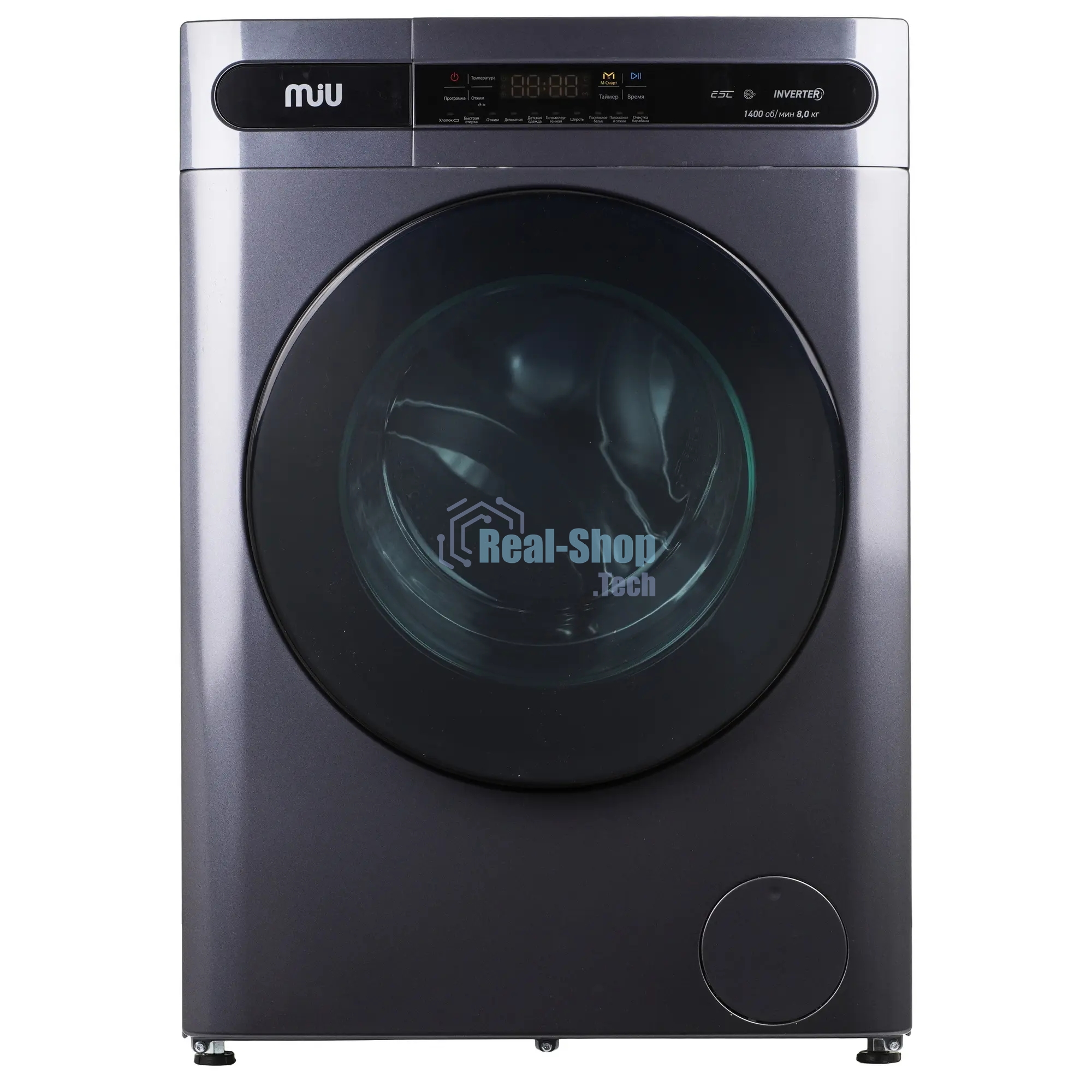 Стиральная машина MIU MLS-850BDGE серая, загрузка фронтальная 8кг, 1400 об/мин., класс: A+++