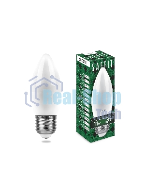 Лампа светодиодная SAFFIT SBC3711 (55135) 11Вт Е27 белый матовая свеча