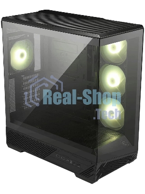 Компьютерный корпус MSI MAG PANO 130R PZ 2xUSB 3.2 Gen 1, 1xUSB 3.2 Gen2 Type-C, 3x120мм ARGB Reverse Blade Fan, 1x120мм ARGB Fan, 1 to 3 Fan PWM Splitter, Tempered Glass Window