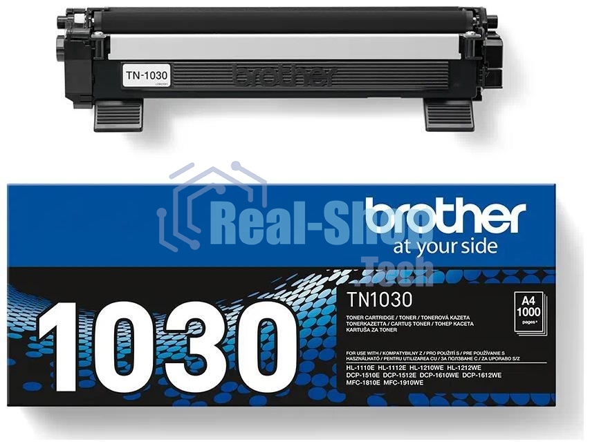 Картридж лазерный Brother TN1030 черный (2 500 стр.) для Brother HL-1110E/HL-1112E/HL-1210WE/HL-1210WE/HL-1212WE/DCP-1510E/DCP-1512E/DCP-1610WE/DCP-1612WE/MFC-1810E/MFC-1910E