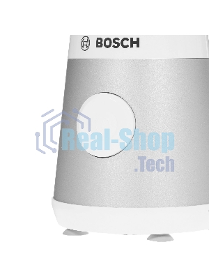 Блендер стационарный Bosch MMB2111T серебристый, 450 Вт, 1 скорость