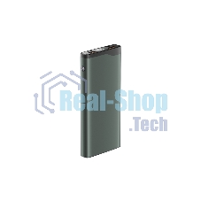 Портативный аккумулятор OLMIO QL-10, 10000mAh, 22.5W, QuickCharge3.0/PowerDelivery, LCD, серый
