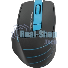 Мышь беспроводная A4Tech Fstyler FG30S серый/синий, 2000 dpi, радиоканал, USB, кнопки - 5