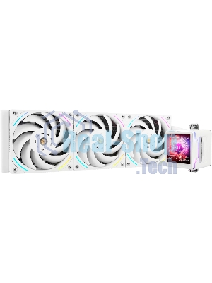 Система жидкостного охлаждения Thermalright Elite Vision 360 (360mm, LED, White, ARGB/Fans: 3x120mm, 69CFM, 27dBA, 2150RPM/Pump height 63mm, Rad thickness 27mm/S: 1700, 1200, 1851, 115X, 2011, 2066, AM5, AM4)