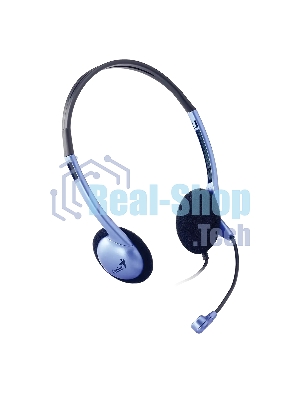 Гарнитура Genius HS-02B фиолетовый, проводная, 3.5 мм
