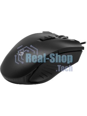 Мышь проводная A4Tech Bloody V9M черный, 4000 dpi, USB, кнопки - 9