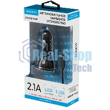 Автомобильное зарядное устройство Maxvi CCM-211MSC 2.1A