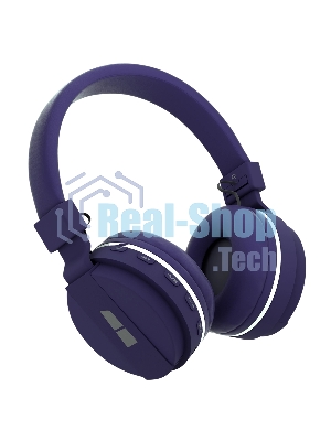 Беспроводные наушники MORE CHOICE HW15 фиолетовый, накладные, Bluetooth, до 6 ч