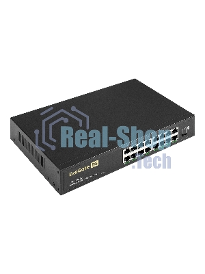 Коммутатор неуправляемый ExeGate EDGS-1016D (16-портовый гигабитный UTP 10/100/1000 Base-T, металлический корпус, с возможностью установки в стойку, с функцией энергосбережения (EEE))