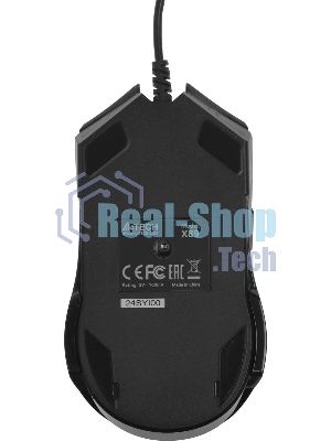 Мышь проводная A4Tech X89 Maze черный, 2400 dpi, USB, кнопки - 8