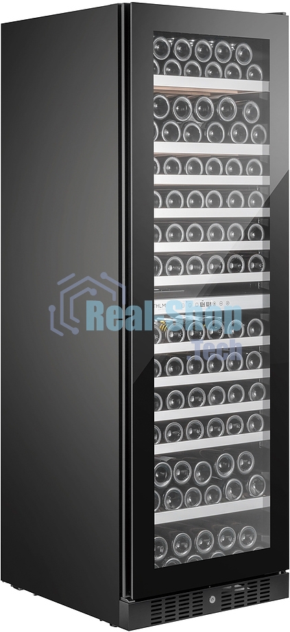 Винный шкаф Temptech ST180DRB-24 черный, 418 л, 2 отсека, 159 бут., класс G