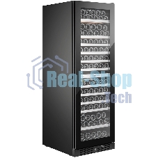 Винный шкаф Temptech ST180DRB-24 черный, 418 л, 2 отсека, 159 бут., класс G