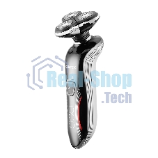 Электробритва Centek CT-2159 (черн/хром) 3 плавающие головки, аккумулятор+работа от сети, Li-Ion600мА·ч
