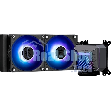 Система жидкостного охлаждения MSI MAG CORELIQUID A15 240 черный 120мм алюминий+медь 2050rpm 28.7db 4-pin