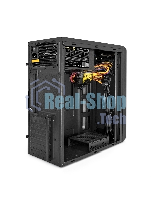 Компьютерный корпус Miditower ExeGate XP-332UC-UNS500 (ATX, БП UNS500 с вент. 12см, 2хUSB 3.0/1хTypeC, аудио, черный)