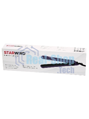 Выпрямитель для волос Starwind SHE5501 фиолетовый/черный, 200 °C, 1 режим