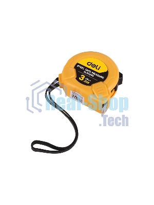 Рулетка Deli DL9003B 3мx16мм Метрическая. Корпус ударопрочный.
