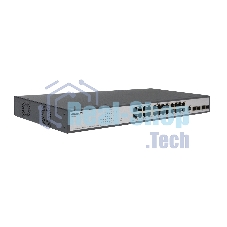 Коммутатор ORIGO Managed L3 Switch 24x1000Base-T PoE, 4x10Gbase-X SFP+, PoE Budget 370W, RJ45 Console, 19