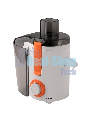 Соковыжималка BBK JC060-H20 белый/оранжевый, центробежная, 550 Вт, 1000 мл, механическое