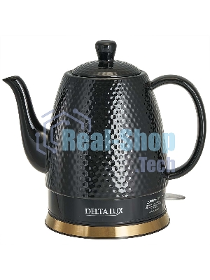 Чайник электрический Delta Lux DE-1021 черный