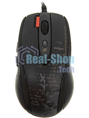 Мышь проводная A4Tech F5 черный, 3000 dpi, USB, кнопки - 7
