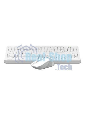 Комплект клавиатура+мышь A4Tech FStyler FG1010 беспроводной, USB, 2000 DPI, белый/серый