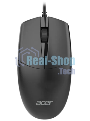 Комплект клавиатура+мышь Acer OCC500 проводной, USB, 1200 DPI, черный