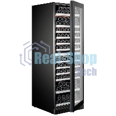 Винный шкаф Temptech ST180DRB-24 черный, 418 л, 2 отсека, 159 бут., класс G