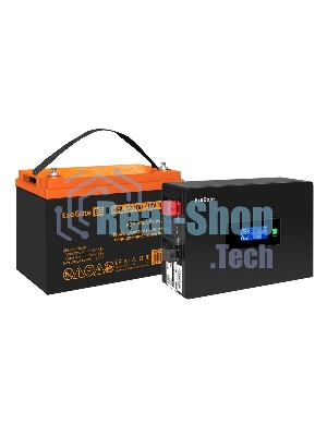 Комплект Источник бесперебойного питания EX295993RUS + батарея 100Aч EX285656RUS 1шт (инвертор, синус, для котла, PF=1, настенный) ExeGate IdealSine SR-1000.LCD.2SH 1000VA/1000W, чистая синусоида, цветной LCD-дисплей, 2*Schuko, крепление настенное, Black + батарея ExeGate HRL 12-100 (12В, 100А·ч) 1шт