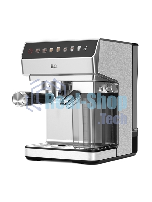 Кофеварка рожковая BQ CM7004 стальной, исп. кофе - молотый, 1,6 л, 1450 Вт, 20 бар