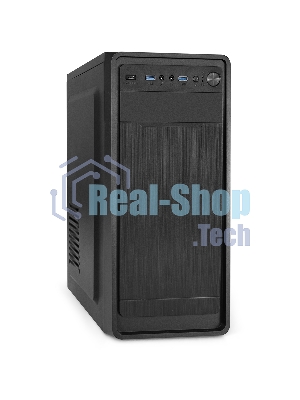 Компьютерный корпус Miditower ExeGate XP-332UC-UNS500 (ATX, БП UNS500 с вент. 12см, 2хUSB 3.0/1хTypeC, аудио, черный)