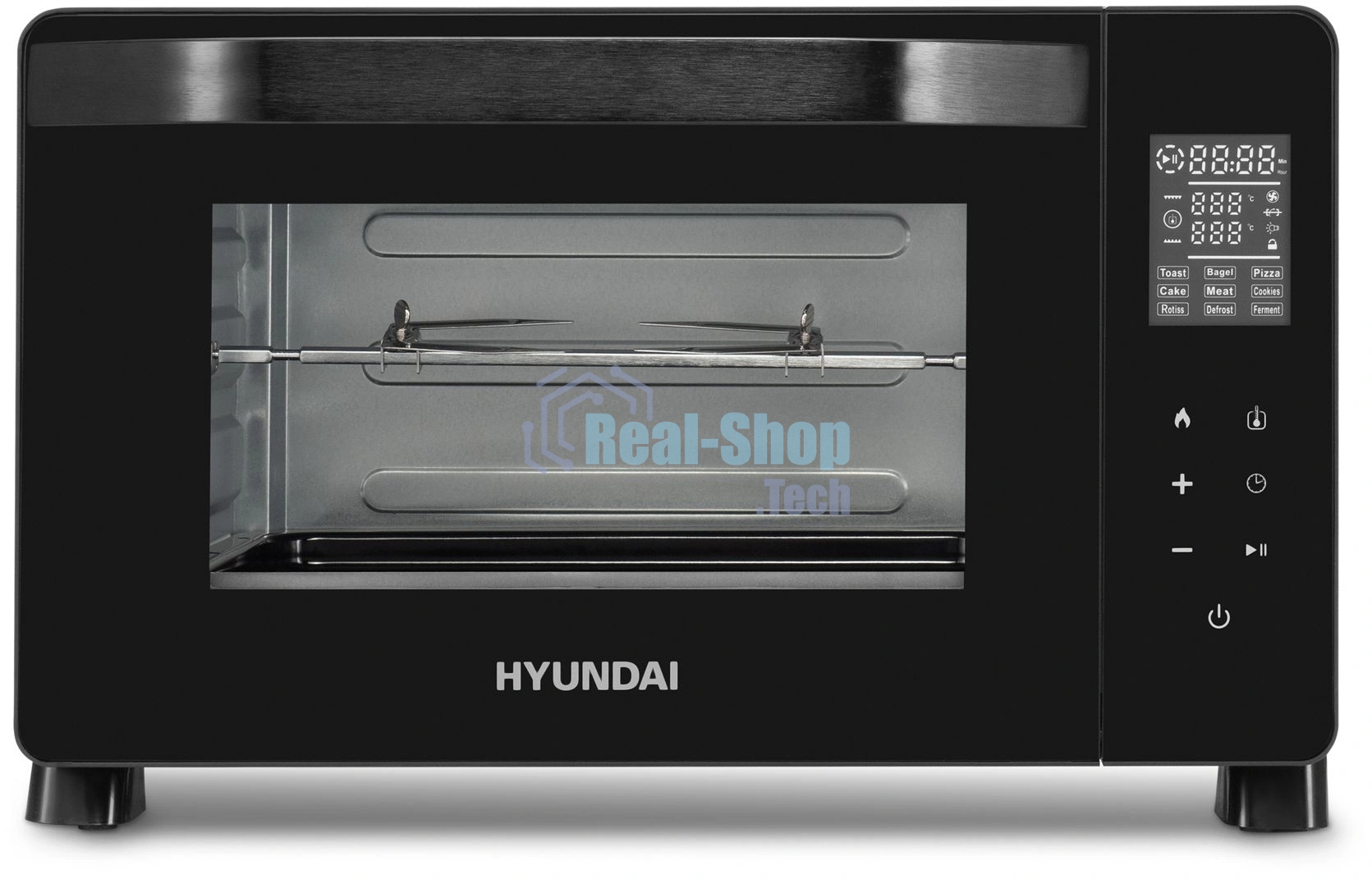 Мини-печь Hyundai MIO-HY088 23 л, 1500 Вт, черный